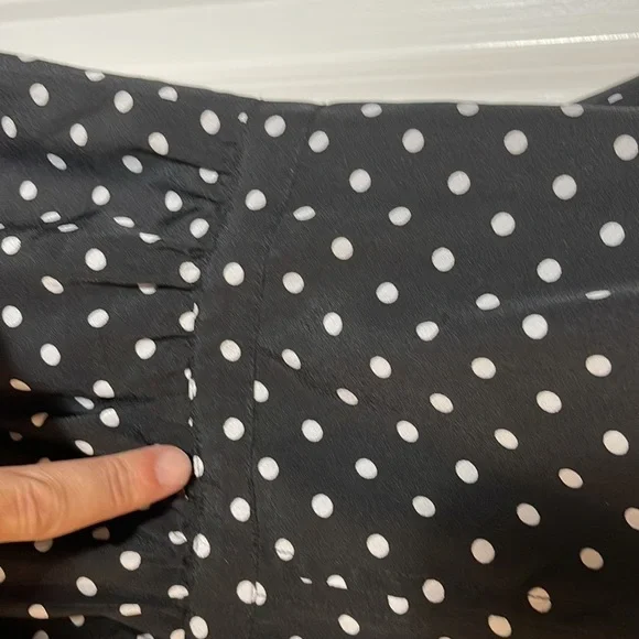 J.Crew women’s black and white thin strapped dress size 0 - Picture 4 of 12